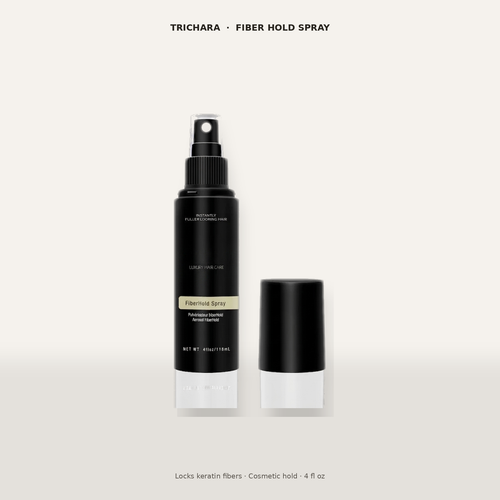 Trichara Fiber Hold Spray — real bottle, 4 fl oz
