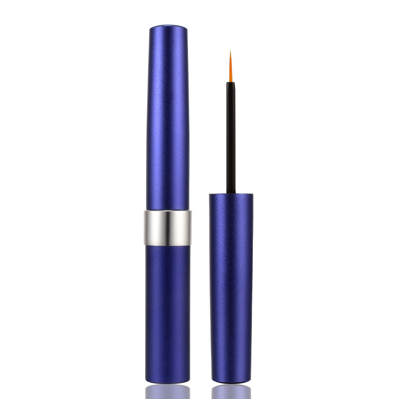 Densara Eyebrow and Lash Fiber Filler blue applicator tube, open and closed
