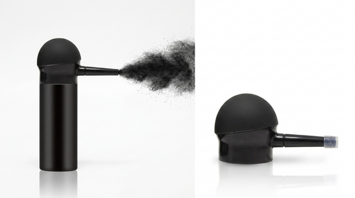 Trichara hair fiber spray applicator nozzle