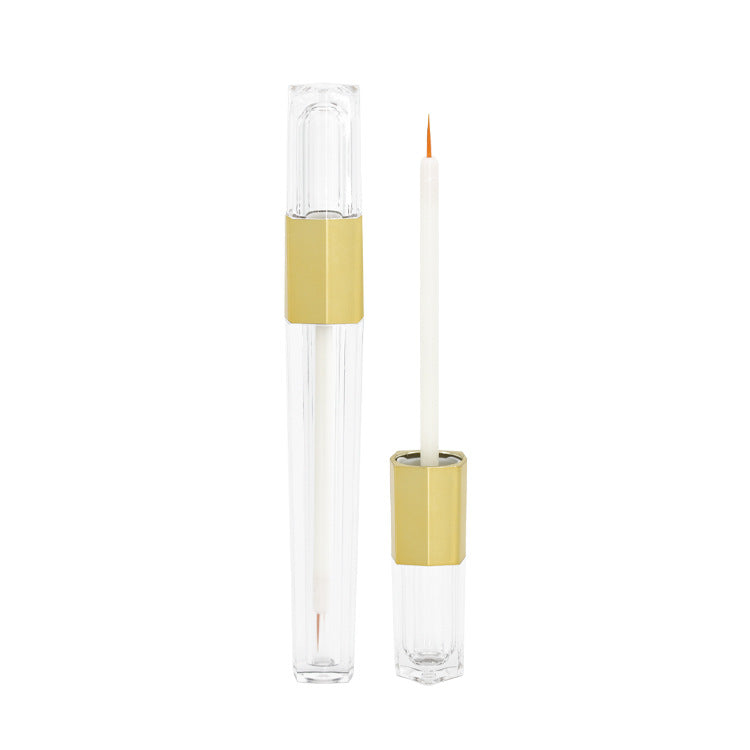 Densara Eyebrow and Lash Fiber Filler clear and gold square applicator tube